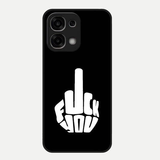  Rebel Mode On Glass Case For Oppo F33 5G back cover – full design glossy printed glass finish