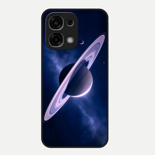  Saturn Ring Mystique Glass Case For Oppo F33 5G back cover – full design glossy printed glass finish