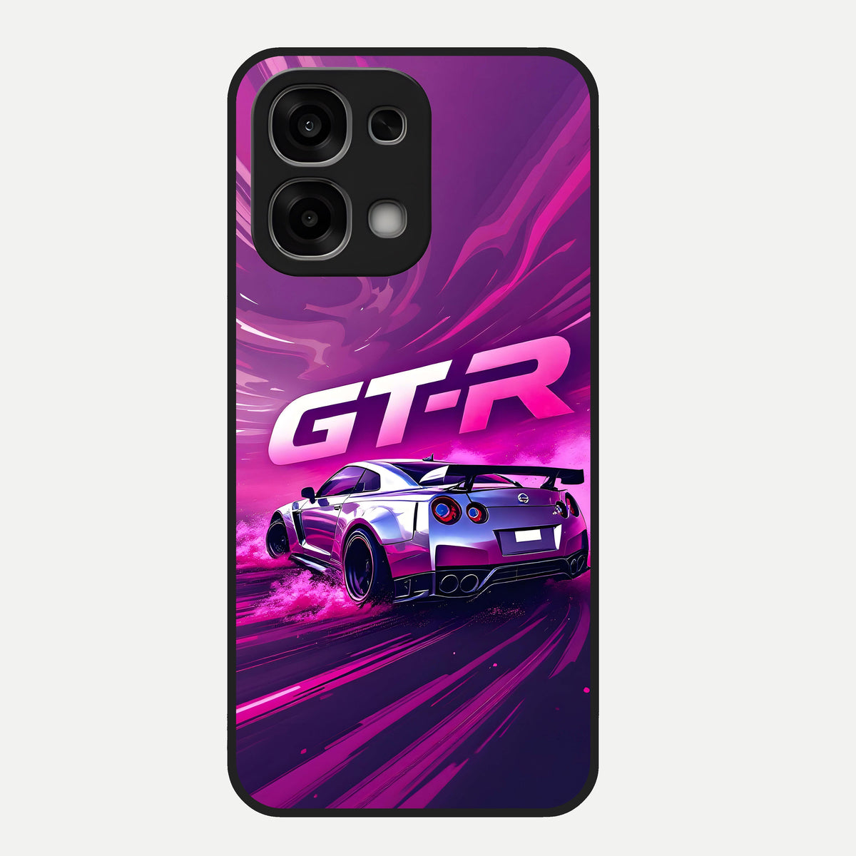  Speed Drift Legend Glass Case For Oppo F33 5G back cover – full design glossy printed glass finish