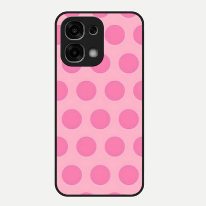  Sweet Dot Dreams Glass Case For Oppo F33 5G back cover – full design glossy printed glass finish