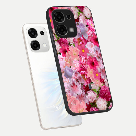  Bloom Crush Fantasy phone case For Oppo F33 5G showing premium glass back cover with detailed artwork