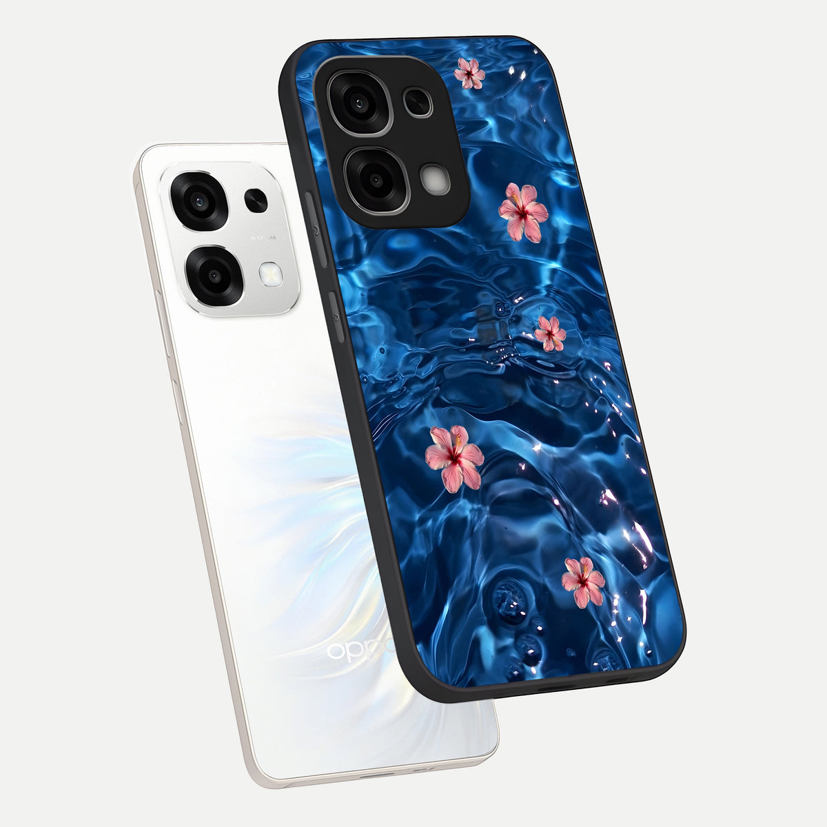  Bloom Thread Art phone case For Oppo F33 5G showing premium glass back cover with detailed artwork