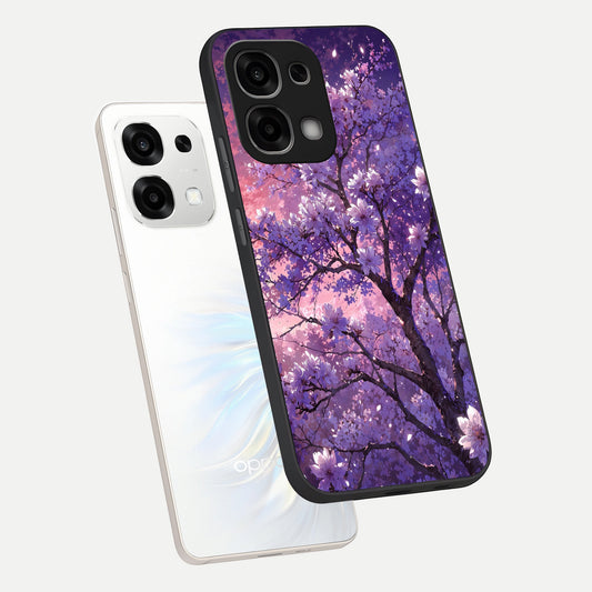  Blossom Tree phone case For Oppo F33 5G showing premium glass back cover with detailed artwork