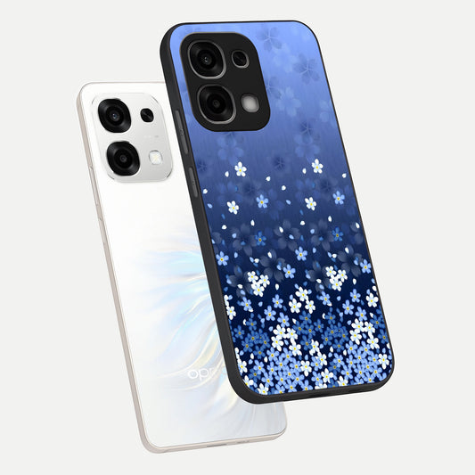  Blue Starry phone case For Oppo F33 5G showing premium glass back cover with detailed artwork