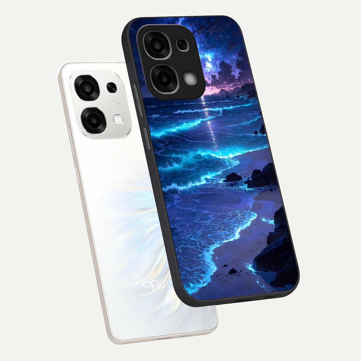  Classic Damn Look phone case For Oppo F33 5G showing premium glass back cover with detailed artwork