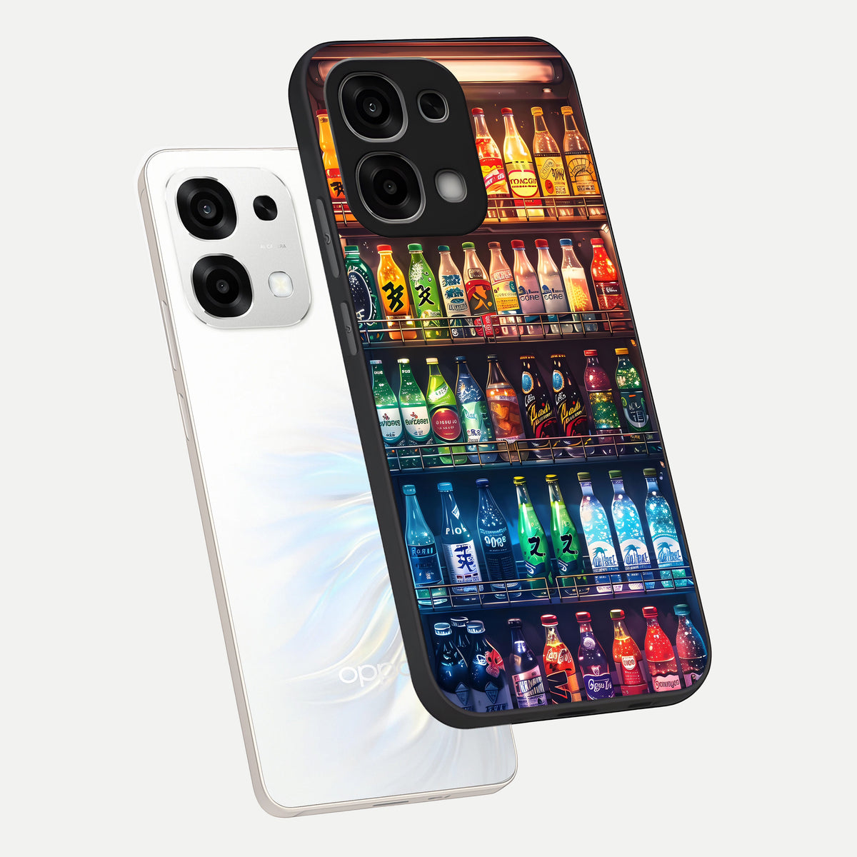  Colorfull Tree phone case For Oppo F33 5G showing premium glass back cover with detailed artwork