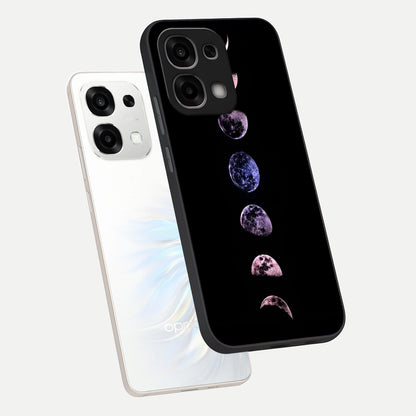 Crimson All Planets phone case For Oppo F33 5G showing premium glass back cover with detailed artwork