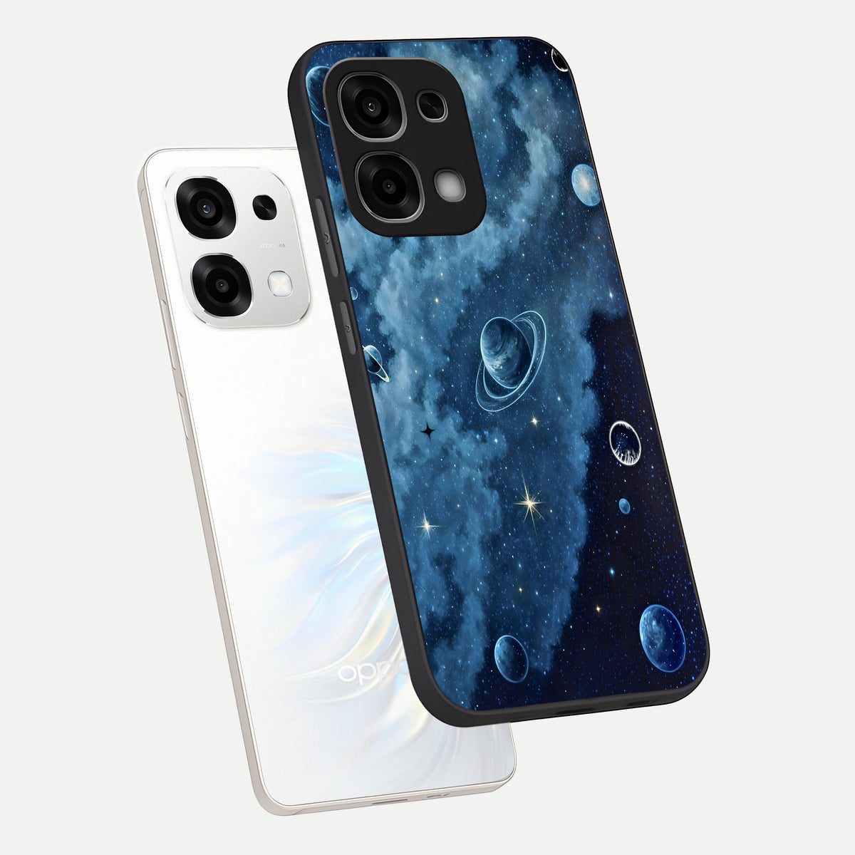  Galaxy Dream Space phone case For Oppo F33 5G showing premium glass back cover with detailed artwork