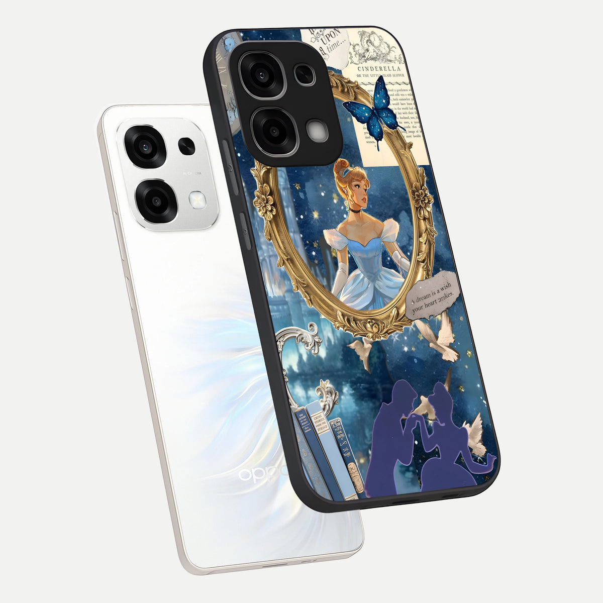  Midnight Queen phone case For Oppo F33 5G showing premium glass back cover with detailed artwork