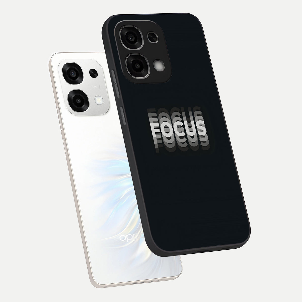  Mono Focus Vision phone case For Oppo F33 5G showing premium glass back cover with detailed artwork