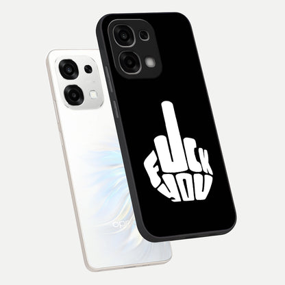  Rebel Mode On phone case For Oppo F33 5G showing premium glass back cover with detailed artwork
