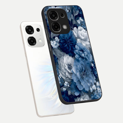 Royal Bloom Garden phone case For Oppo F33 5G showing premium glass back cover with detailed artwork