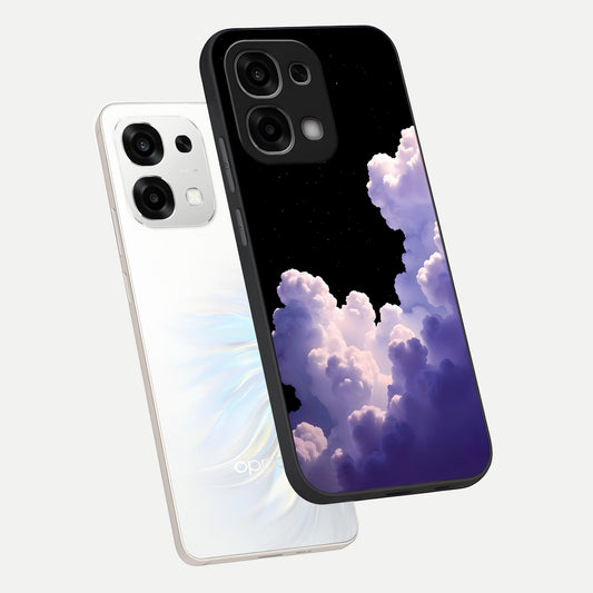  Starlit Night Whispers phone case For Oppo F33 5G showing premium glass back cover with detailed artwork