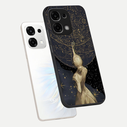  Taylor Swift Girl phone case For Oppo F33 5G showing premium glass back cover with detailed artwork