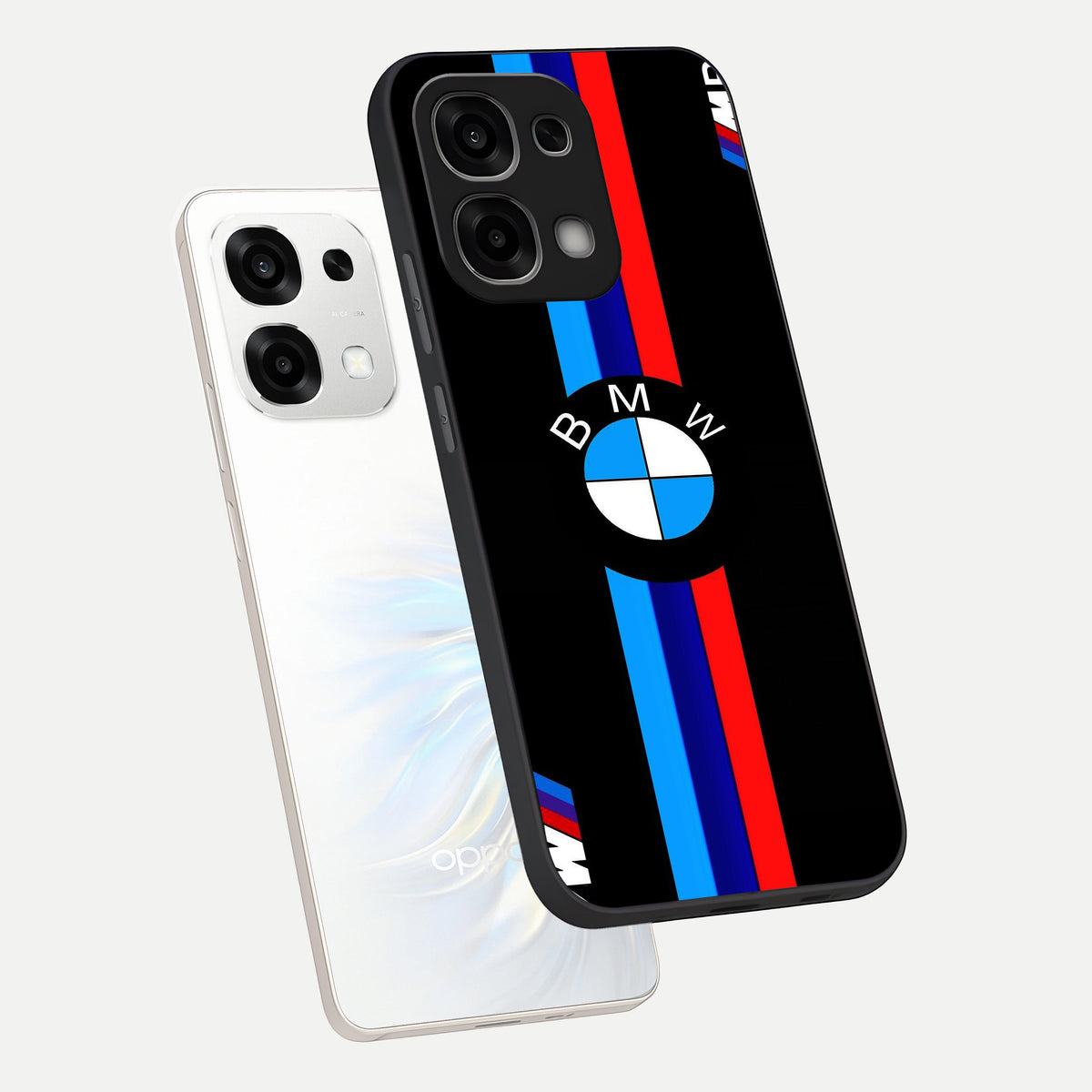  Turbo BMW Beast phone case For Oppo F33 5G showing premium glass back cover with detailed artwork