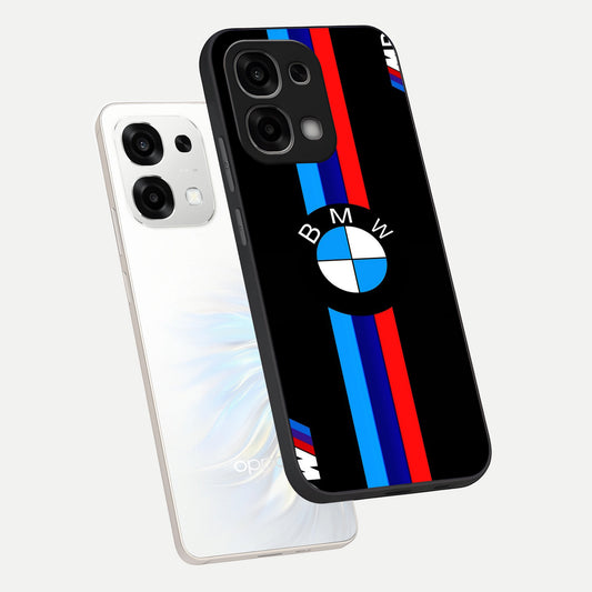  Turbo BMW Beast phone case For Oppo F33 5G showing premium glass back cover with detailed artwork