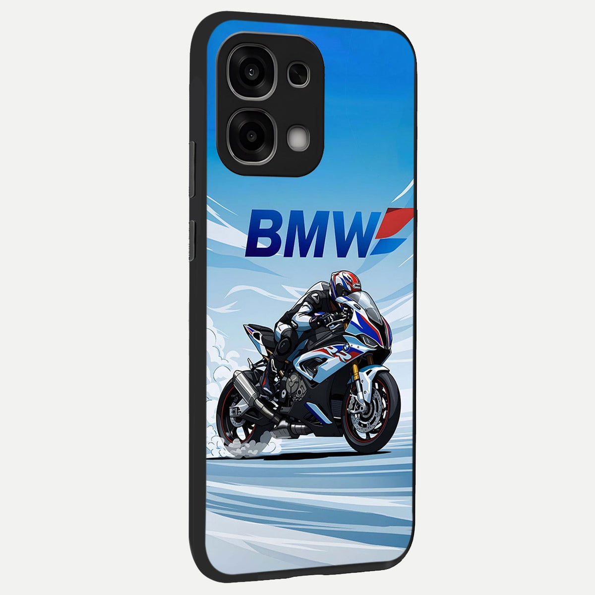  BMW Power Drift back cover For Oppo F33 5G slim fit glass case with vibrant aesthetic design