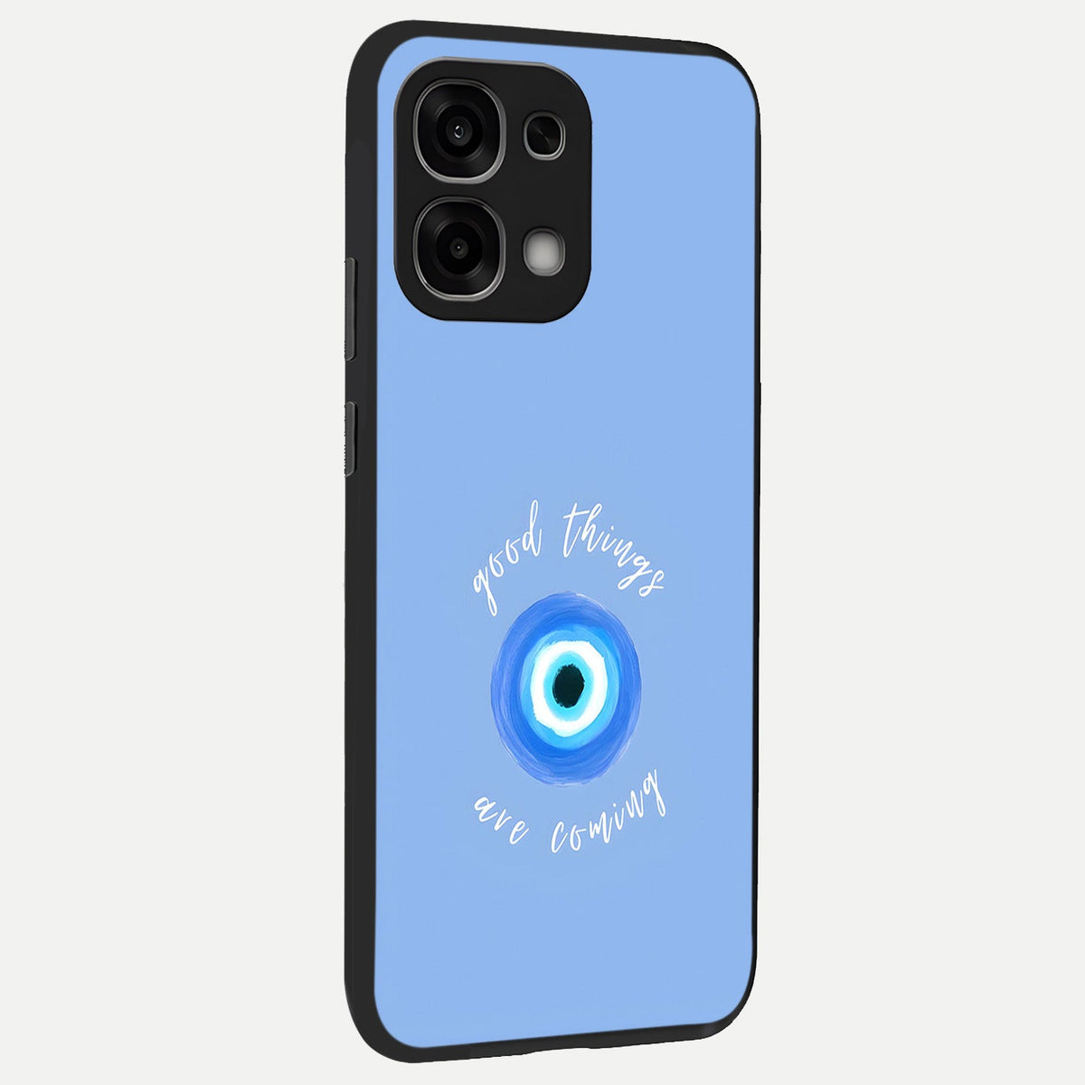  Bright Future Ahead back cover For Oppo F33 5G slim fit glass case with vibrant aesthetic design