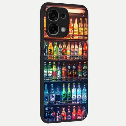  Colorfull Tree back cover For Oppo F33 5G slim fit glass case with vibrant aesthetic design
