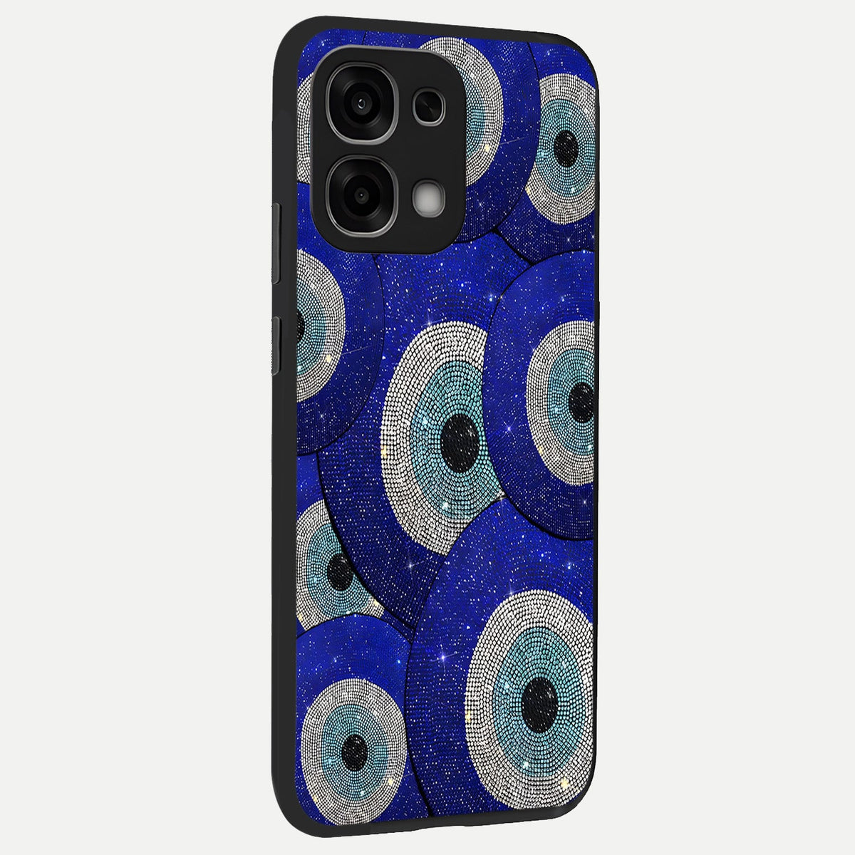  Galaxy Eye Flow back cover For Oppo F33 5G slim fit glass case with vibrant aesthetic design