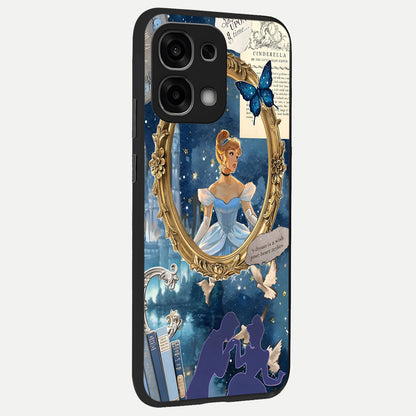  Midnight Queen back cover For Oppo F33 5G slim fit glass case with vibrant aesthetic design