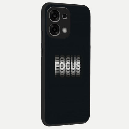  Mono Focus Vision back cover For Oppo F33 5G slim fit glass case with vibrant aesthetic design