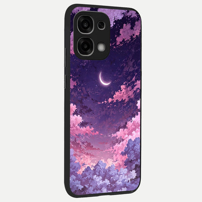  Sky Drift Clouds back cover For Oppo F33 5G slim fit glass case with vibrant aesthetic design