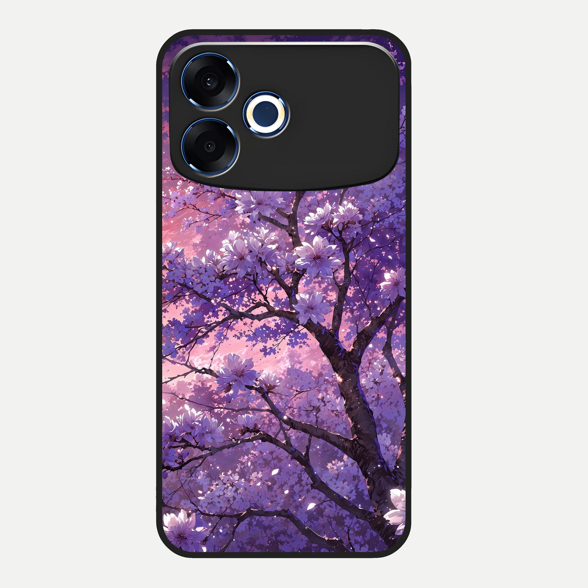  Blossom Tree Glass Case For Oppo F33 Pro 5G back cover – full design glossy printed glass finish