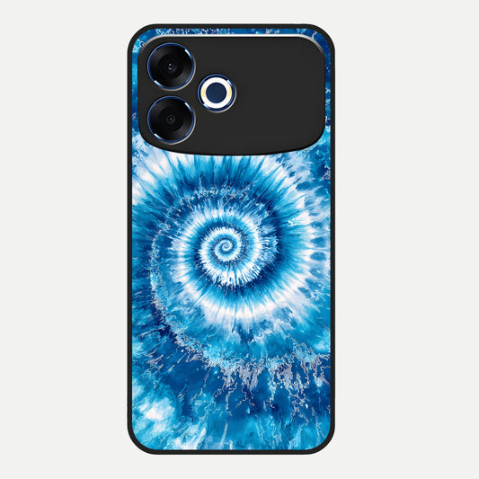  Blue Galaxy Wave Glass Case For Oppo F33 Pro 5G back cover – full design glossy printed glass finish