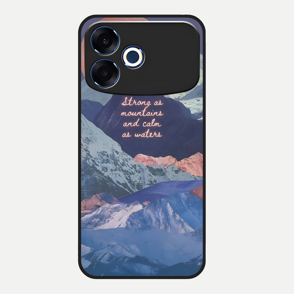  Celestial Mountain Calm Glass Case For Oppo F33 Pro 5G back cover – full design glossy printed glass finish