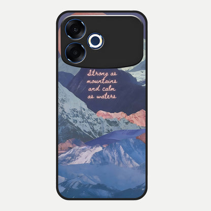  Celestial Mountain Calm Glass Case For Oppo F33 Pro 5G back cover – full design glossy printed glass finish
