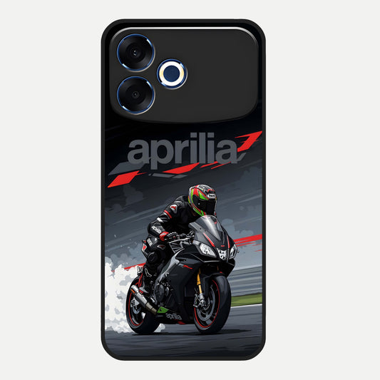  Dark Aprilla Glass Case For Oppo F33 Pro 5G back cover – full design glossy printed glass finish