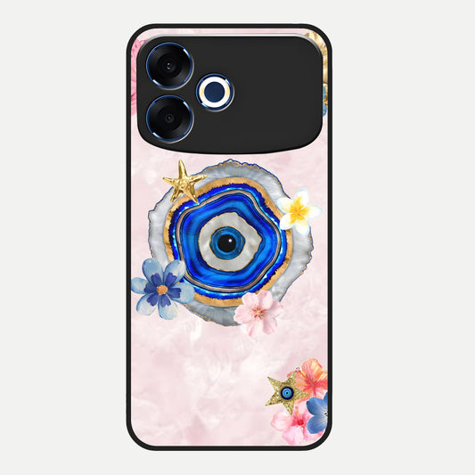  Divine Aura Bloom Glass Case For Oppo F33 Pro 5G back cover – full design glossy printed glass finish