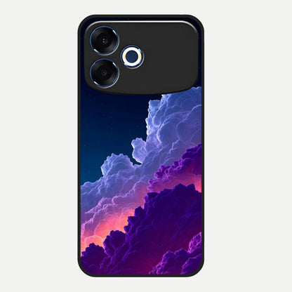  Dreamy Cloud Skies Glass Case For Oppo F33 Pro 5G back cover – full design glossy printed glass finish