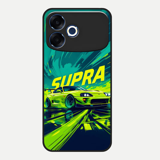  Electric Supra Thunder Glass Case For Oppo F33 Pro 5G back cover – full design glossy printed glass finish