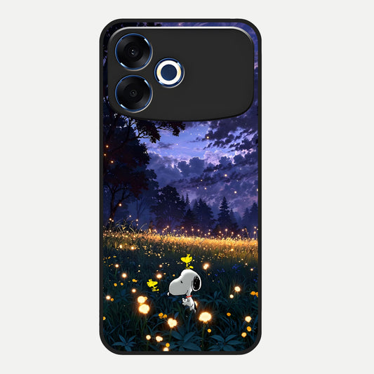  Firefly Meadow Magic Glass Case For Oppo F33 Pro 5G back cover – full design glossy printed glass finish