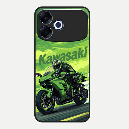  Greenery Sky Glass Case For Oppo F33 Pro 5G back cover – full design glossy printed glass finish