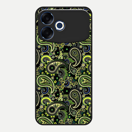  Green Lemon Glass Case For Oppo F33 Pro 5G back cover – full design glossy printed glass finish