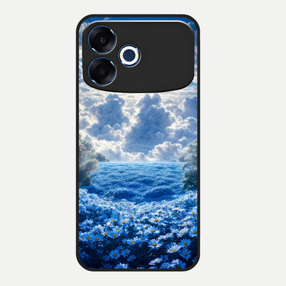  Heavenly Daisy Horizon Glass Case For Oppo F33 Pro 5G back cover – full design glossy printed glass finish