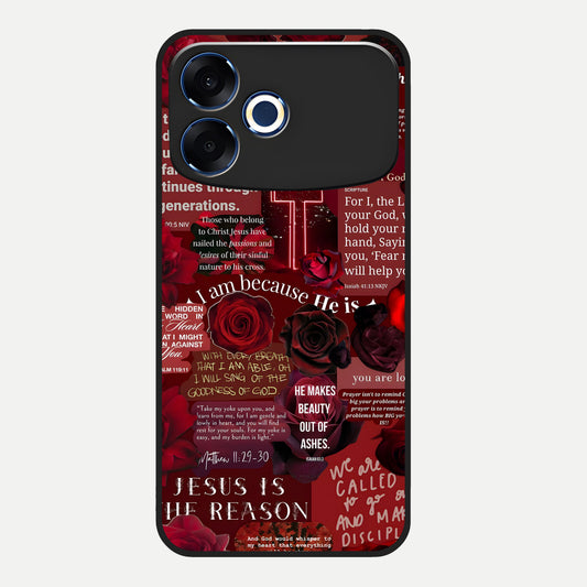  Jesus Love Heals Glass Case For Oppo F33 Pro 5G back cover – full design glossy printed glass finish
