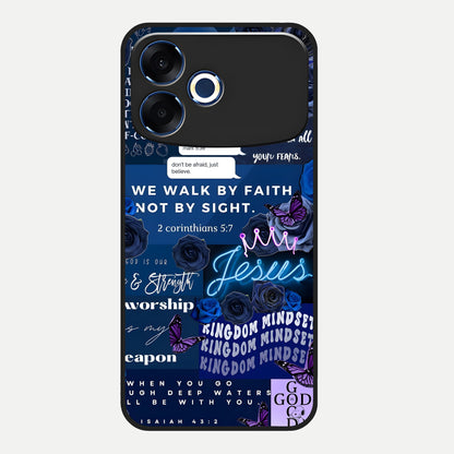  Kingdom Faith Glow Glass Case For Oppo F33 Pro 5G back cover – full design glossy printed glass finish