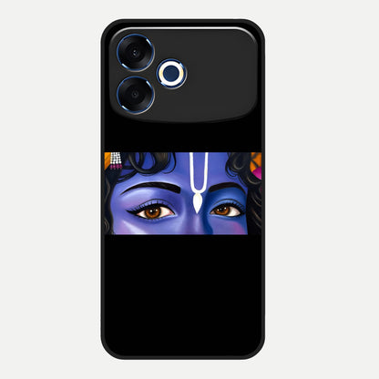  Krishna Eye Glass Case For Oppo F33 Pro 5G back cover – full design glossy printed glass finish
