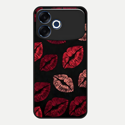  Midnight Kiss Love Glass Case For Oppo F33 Pro 5G back cover – full design glossy printed glass finish