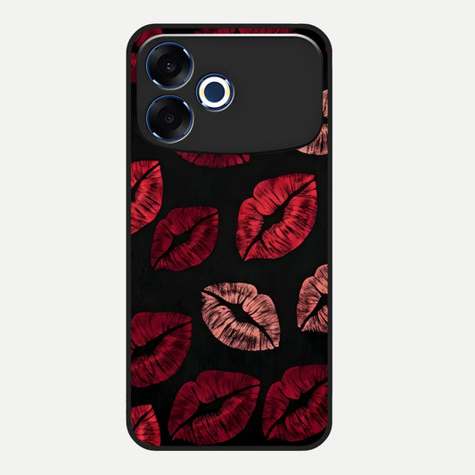  Midnight Kiss Love Glass Case For Oppo F33 Pro 5G back cover – full design glossy printed glass finish