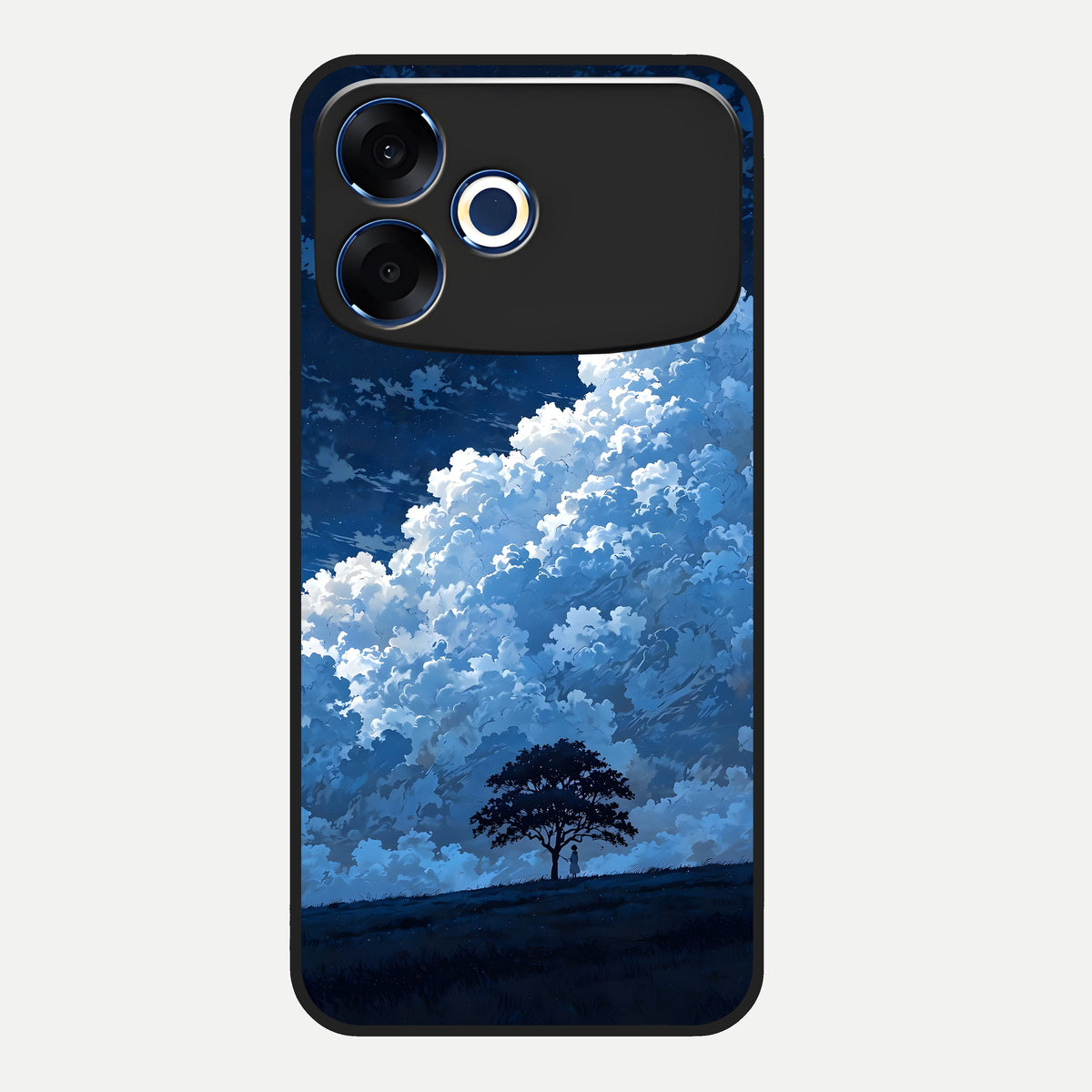  Midnight Sky Serenity Glass Case For Oppo F33 Pro 5G back cover – full design glossy printed glass finish