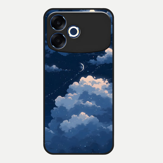  Moon Dream Haze Glass Case For Oppo F33 Pro 5G back cover – full design glossy printed glass finish