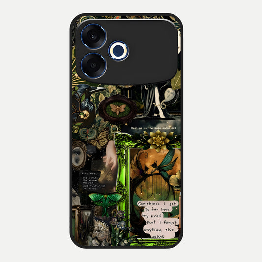  Mystic Woods Secret Glass Case For Oppo F33 Pro 5G back cover – full design glossy printed glass finish