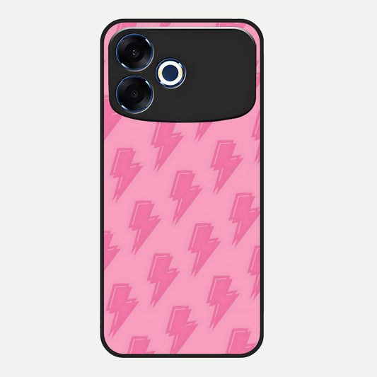  Pink Moo Magic Glass Case For Oppo F33 Pro 5G back cover – full design glossy printed glass finish
