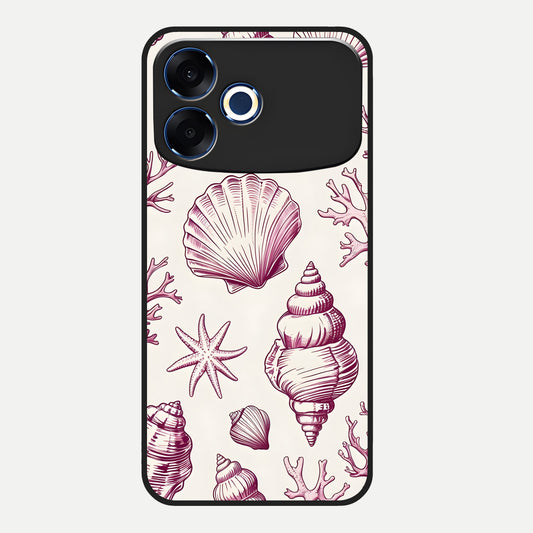  Pink Power Sparks Glass Case For Oppo F33 Pro 5G back cover – full design glossy printed glass finish