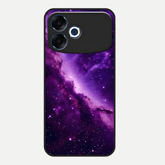  Purple Shade Sky Glass Case For Oppo F33 Pro 5G back cover – full design glossy printed glass finish